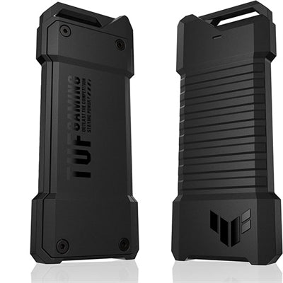 ASUS - TUF A1 Dual M.2 SSD Enclosure - USB-C, SATA, Q-Latch, IP68, PS5/Xbox
