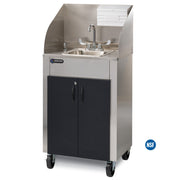 Elite PRO1 Portable Sink - Stainless/Black Doors