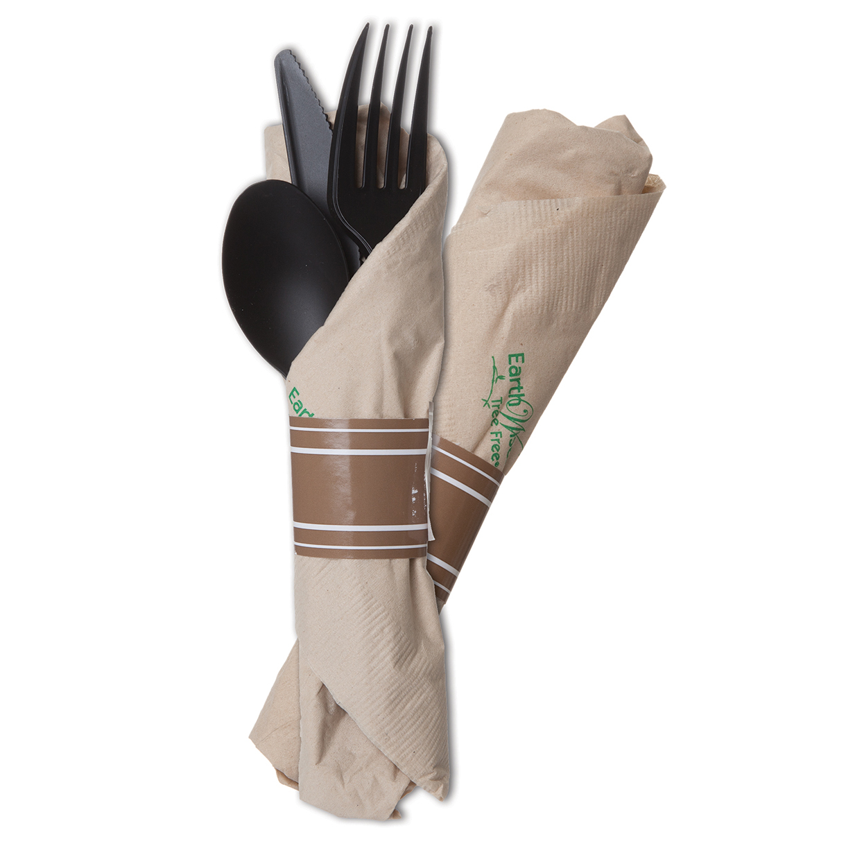 Vine™ Renewable & Compostable Roll, K/F/S, 7in, Black 
 - Case of 100