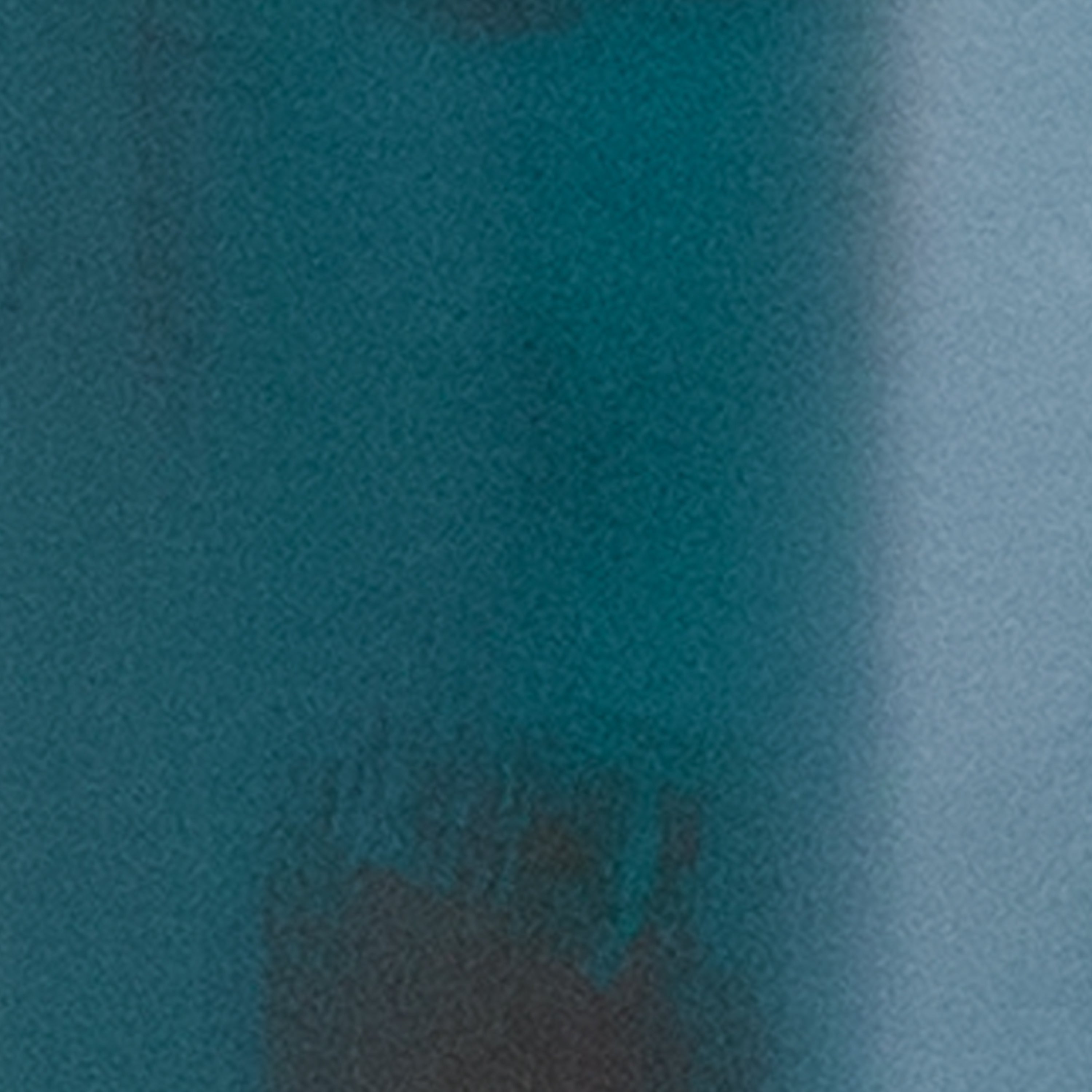 Kai Commercial Grade 30" High Backless Distressed Kelly Blue-Teal Metal Indoor-Outdoor Barstool