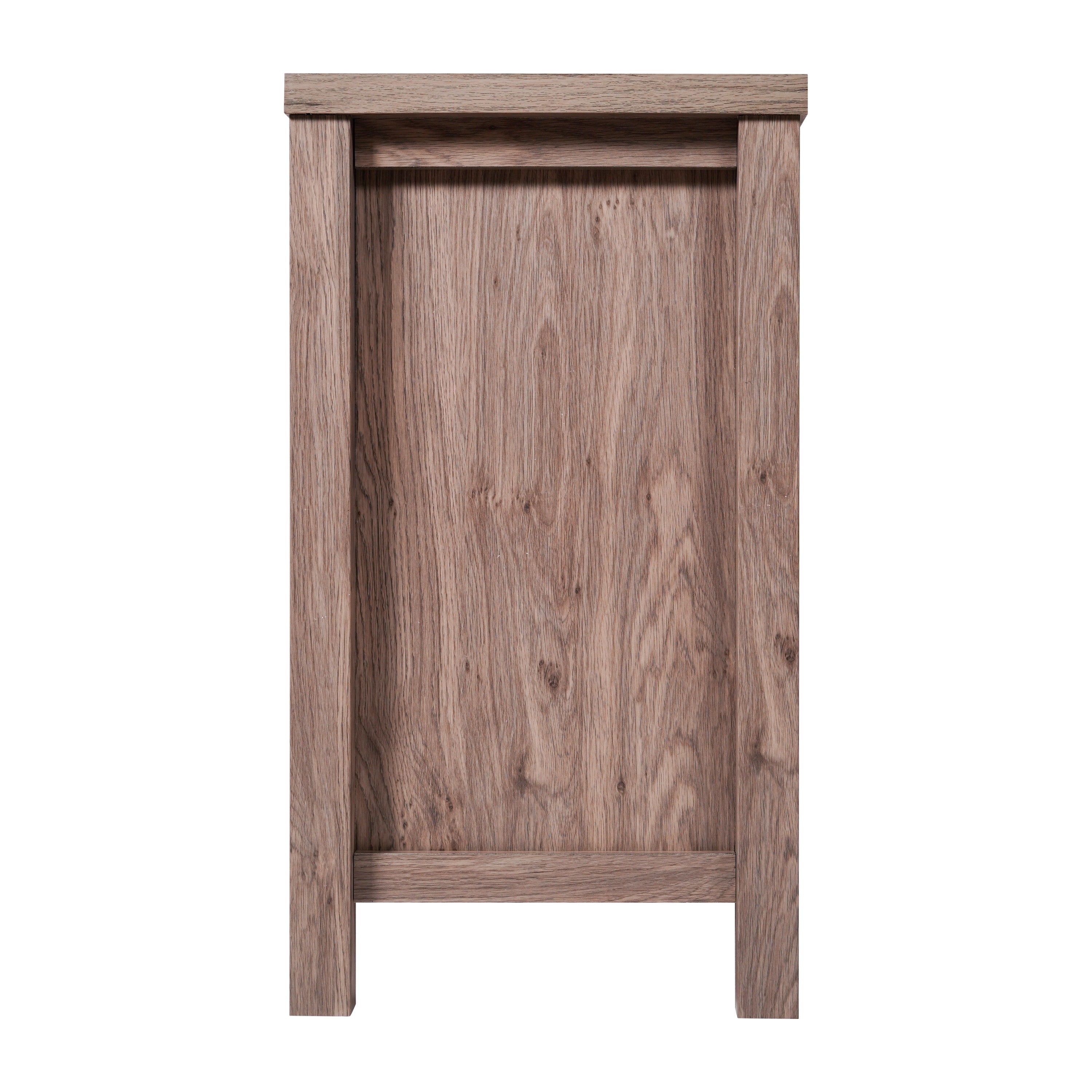 Dion Brown 59 Inch Modern Kitchen and Dining Room Buffet Sideboard Storage Cabinet, Engineered Wood with 2 Tempered Glass Doors, 2 Drawers, Open Shelf