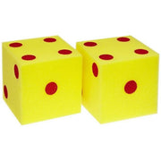 Foam Dice W/ Numbers - set of 2 - 5"