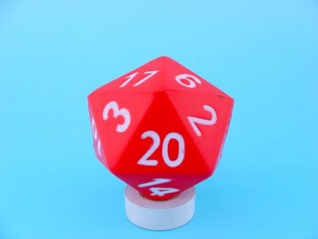 20 Sides Foam Dice --6" (EVM-0018)