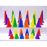 Plastic Cones Set/6 - 6" H