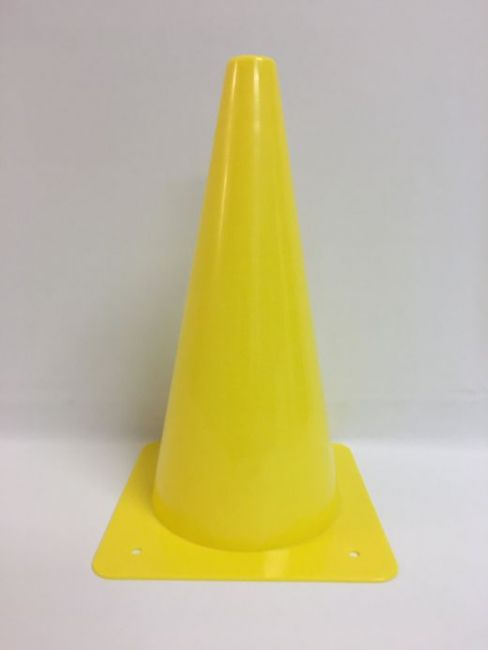 Plastic Cones - 12" H, Yellow