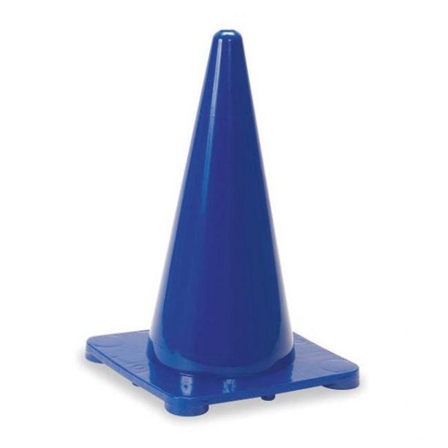 Plastic Cones - 15" H, Blue