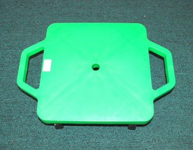Scooter w / Handle - 12" - green
