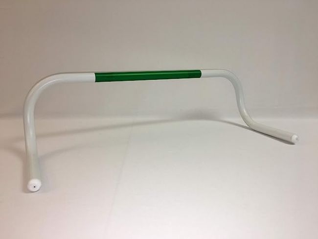 Return-To-Right Hurdles - 8" H, green/white