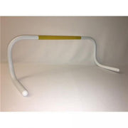 Return-To-Right Hurdles - 10" H, yellow/white