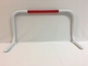 Return-To-Right Hurdles - 14" H, red/white