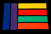 Rectangular Marker - set of 6 colors, 13.5" x 3"