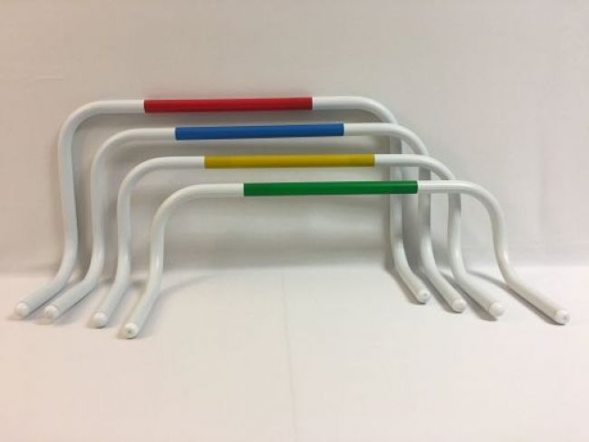 Return-To-Right Hurdles Set of 4 Heights - 8", 10", 12", 14"