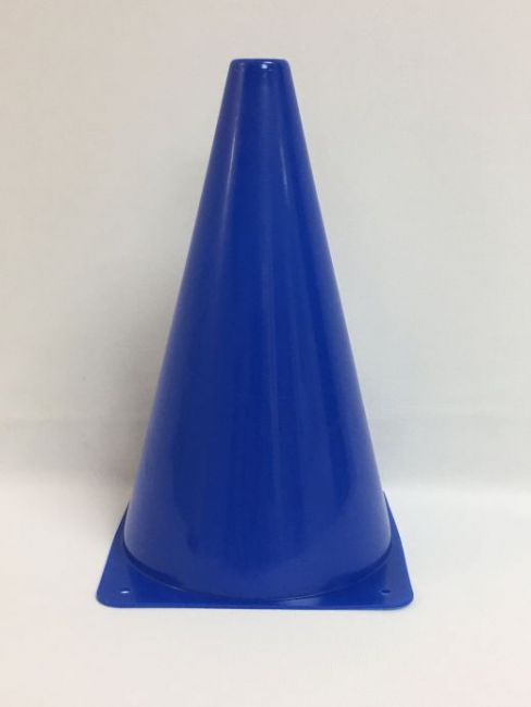 Plastic Cone - 9" H, Blue