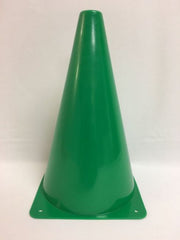 Plastic Cone - 9" H, Green