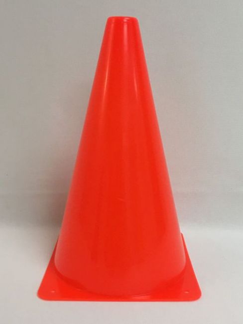 Plastic Cone - 9" H, Orange