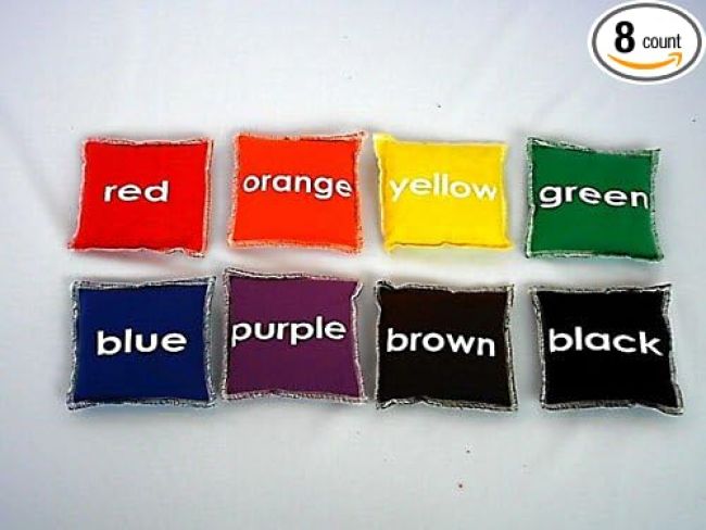 Beanbags - Numbers - 5" * 5" - set of 10