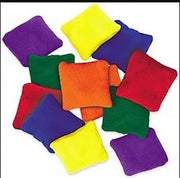 Fleece Square Beanbags - 4" * 4" - set of  6 colors