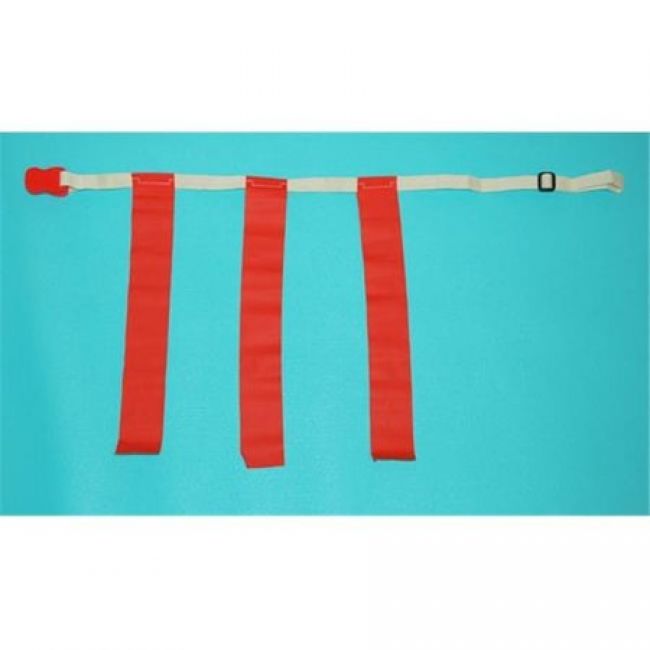 Flag Belt - adjustable rip - 20"~32"Waist - set of 1 belt, 3 flags w/clip