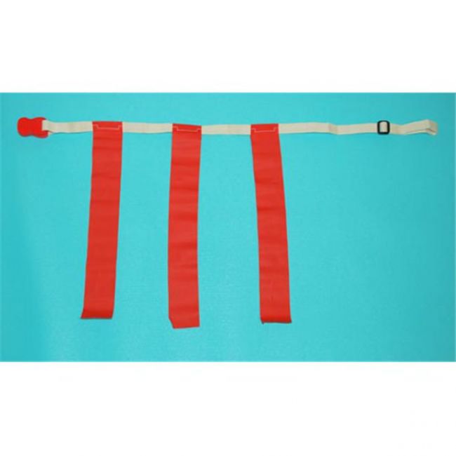 Flag Belt - adjustable rip - 26"~38"Waist - set of 1 belt, 3 flags w/clip