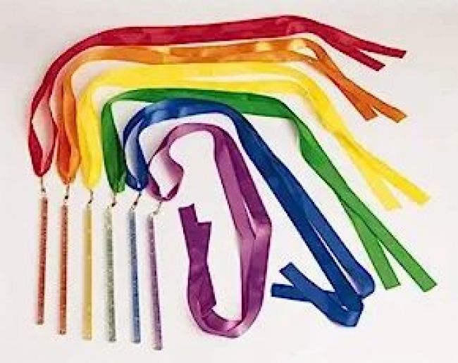 Rhythm Ribbon - set of 6 colors, 6' L