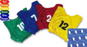 Numbered Mesh Vest Set - 22" L * 24" W, set of 12