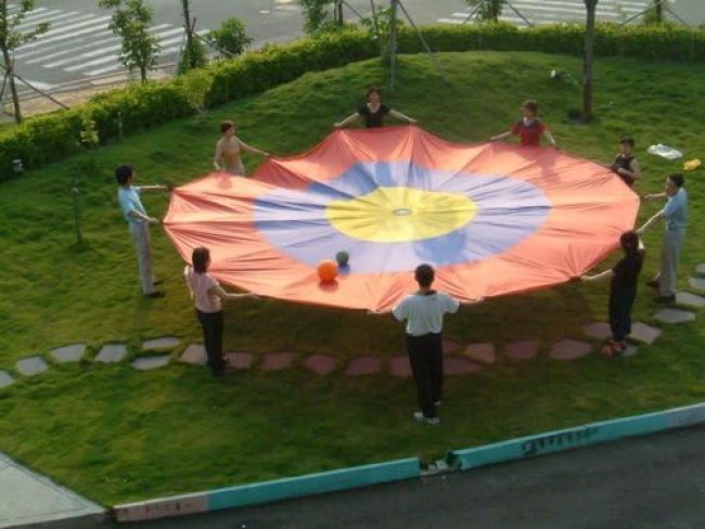 Concentric Circles Parachute - 12' (∮3.5M)