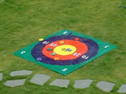 Target Toss Game - 5' x 5' Target, 12 pcs Bean Bags