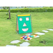 Egg Toss Game Set
6 pcs of 14" Dia. Converyors w/ 4 straps, 6 pcs Foam Balls and 1 pc 
Carry Bag