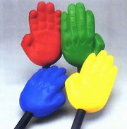 Paddle Hands - set of 2, 15" L,red/green, blue/yellow