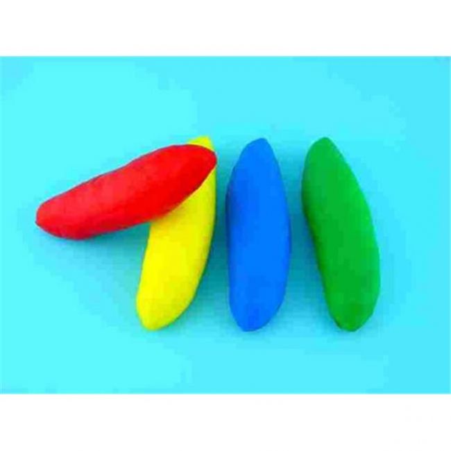 Foam Sweet Potatos - set of 4 colors, 8" L
