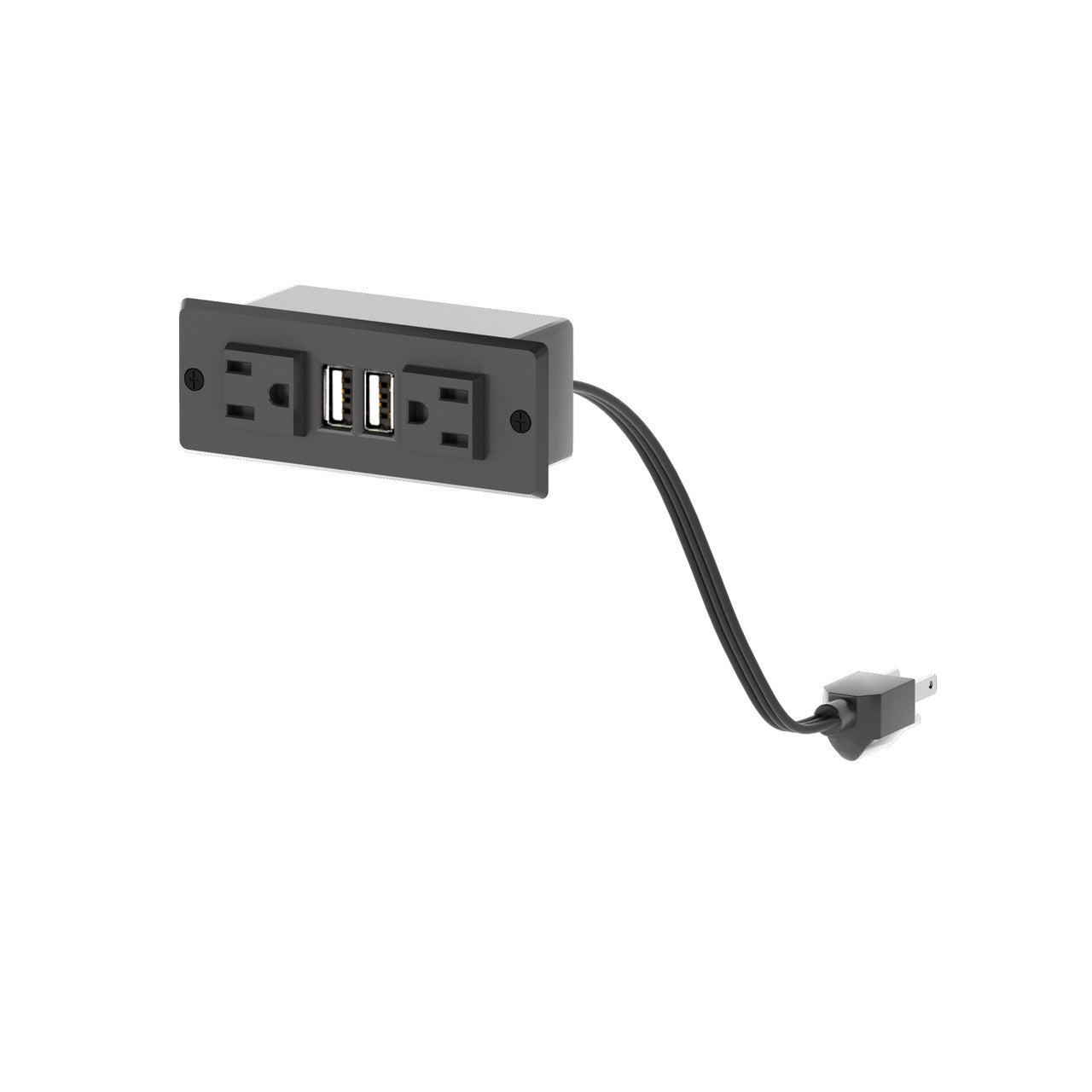 OfficeSource Palisades Optional Power Unit - Black