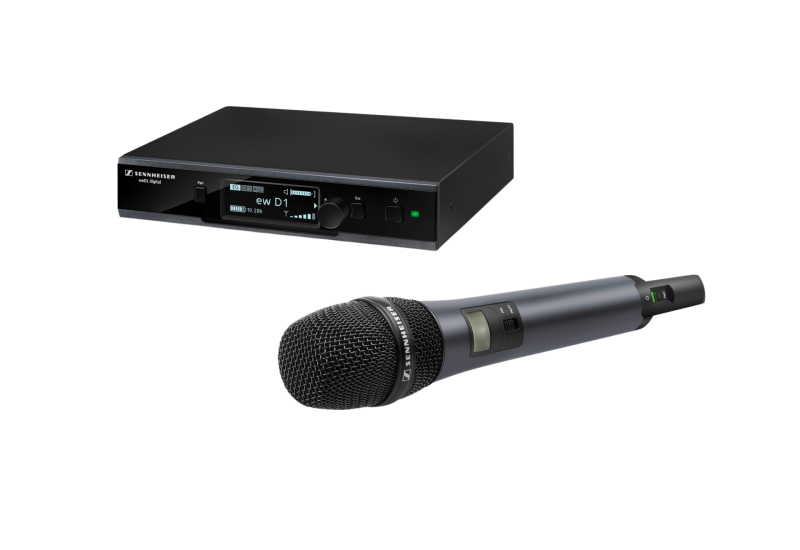 Sennheiser EWD1-845S EW D1 Vocal-Set W/Legendary Evolution E845 Super-Cardioid Capsule And Mute-Switch