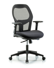 Executive Windrowe Mesh Back Chair with 3D Adjustable Arms & Casters