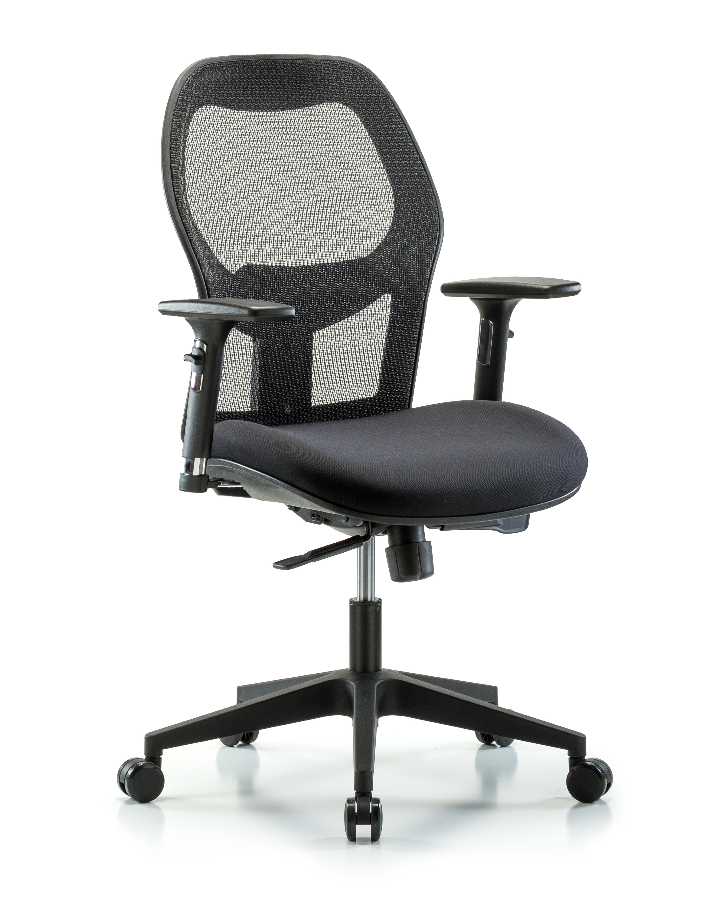 Executive Windrowe Mesh Back Chair with 3D Adjustable Arms & Casters