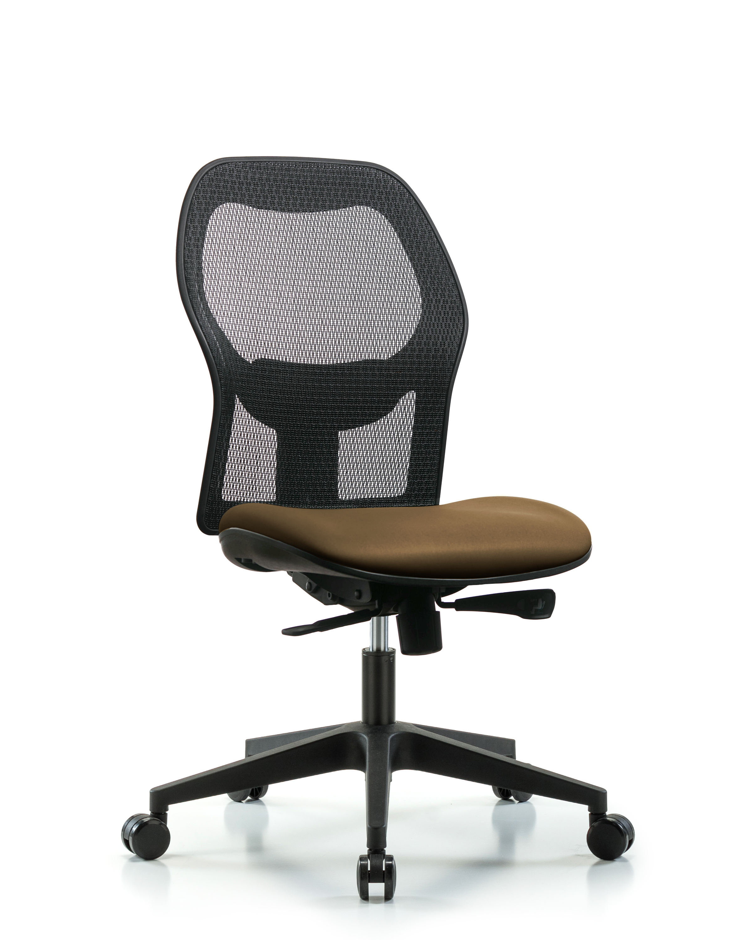 Executive Windova Mesh Back Chair with Taupe Supernova Seat and Casters