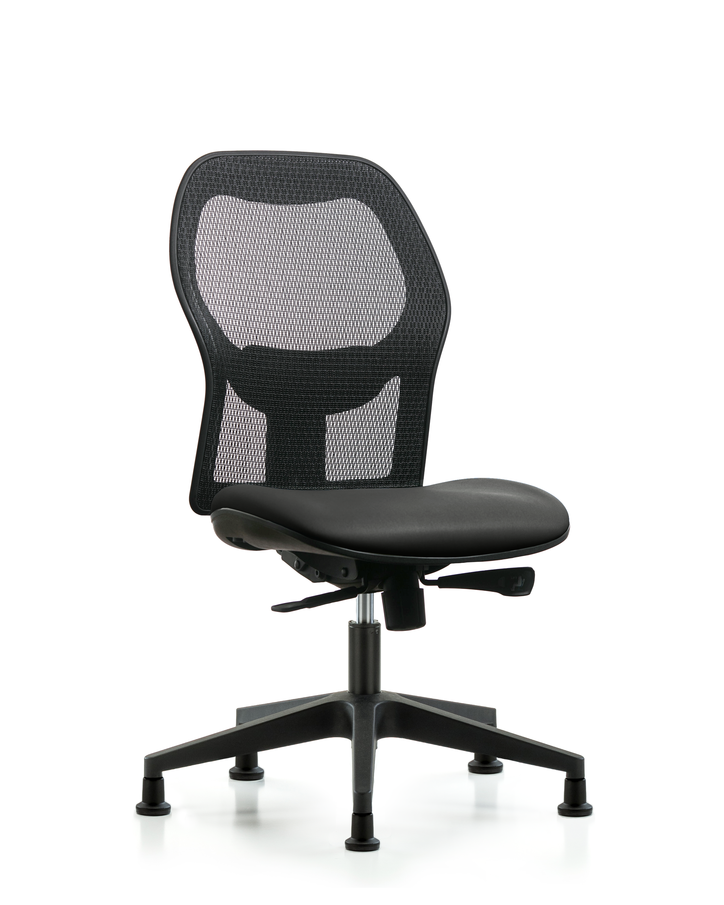 Executive Windova Mesh Back Chair with Carbon Supernova Seat and Stationary Glides