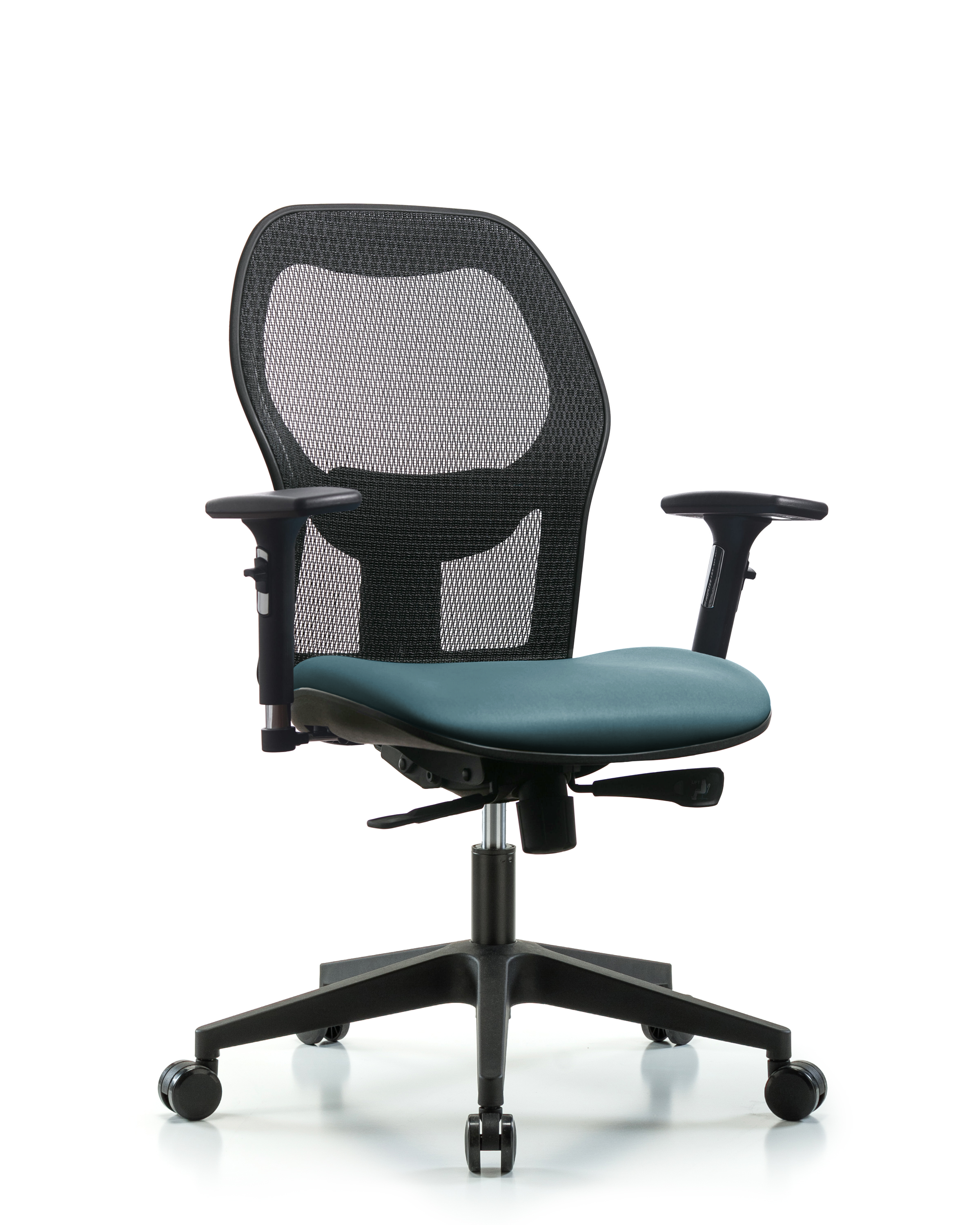Executive Windova Mesh Back Chair with 3D Adjustable Arms, Storm Supernova Seat, & Casters