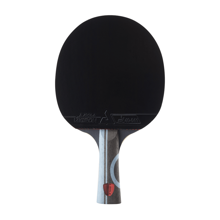 JOOLA Infinity Edge Table Tennis Racket with Micron 48 Rubber (Light Blue) (Black/Black)