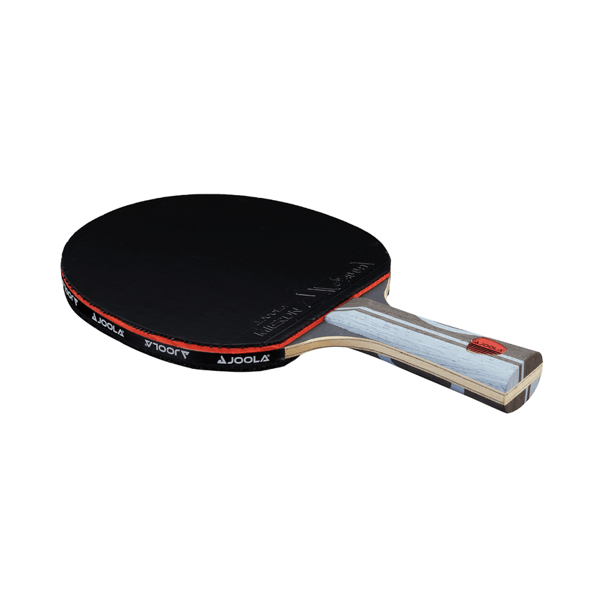 JOOLA Infinity Edge Table Tennis Racket with Micron 48 Rubber (Light Blue) (Black/Black)