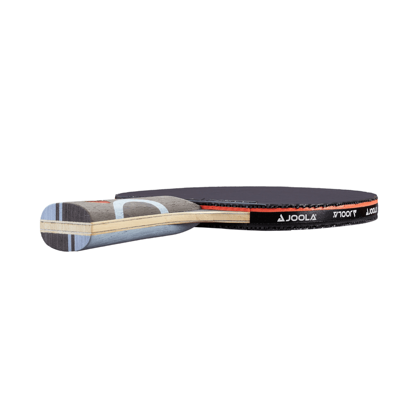 JOOLA Infinity Edge Table Tennis Racket with Micron 48 Rubber (Light Blue) (Black/Black)