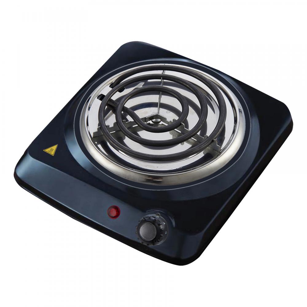 Courant 1000 Watts Electric Single Burner, Black