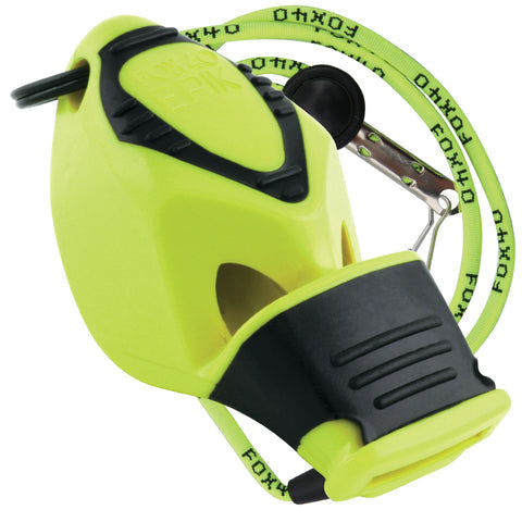 Epik CMG Safety W/ Breakaway Lanyard Whistle - NEON YELLOW