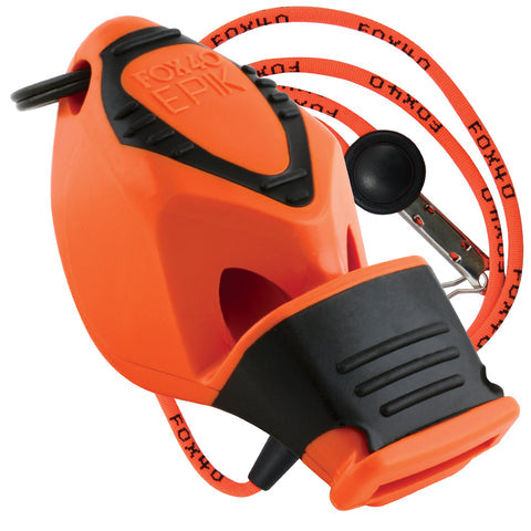 Epik CMG Safety W/ Breakaway Lanyard Whistle - ORANGE
