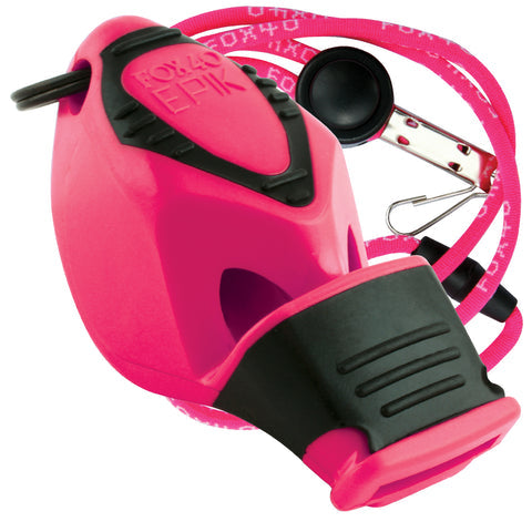 Epik CMG Safety W/ Breakaway Lanyard Whistle - PINK