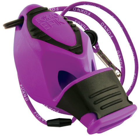 Epik CMG Safety W/ Breakaway Lanyard Whistle - PURPLE