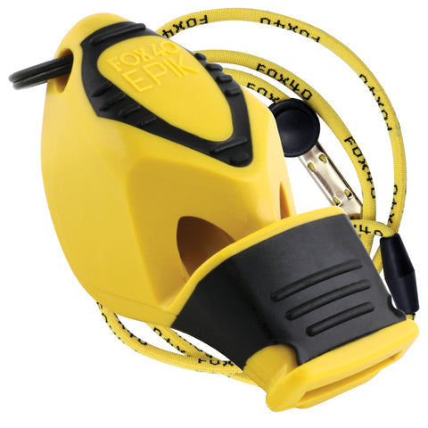 Epik CMG Safety W/ Breakaway Lanyard Whistle - YELLOW