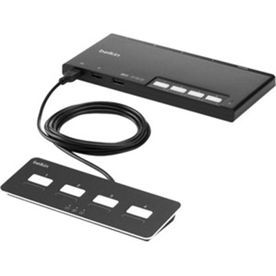 Belkin F1DN004MOD-KM-4 KVM Switch Black