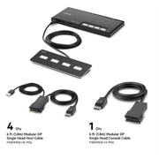 Belkin F1DN104MOD-PP-4 KVM Switch Black