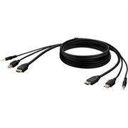 TAA HDMI/USB/AUD CBL,HDMI M/M; USB A/B, 6