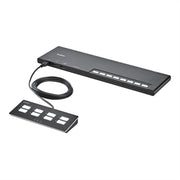Belkin 8-Port Dual-Head Modular Secure KVM Switch Base Unit PP 4.0 W/ Remote Model - 8 Computers - 3840 X 2160 - 4x USB F1DN208MOD-BA-4